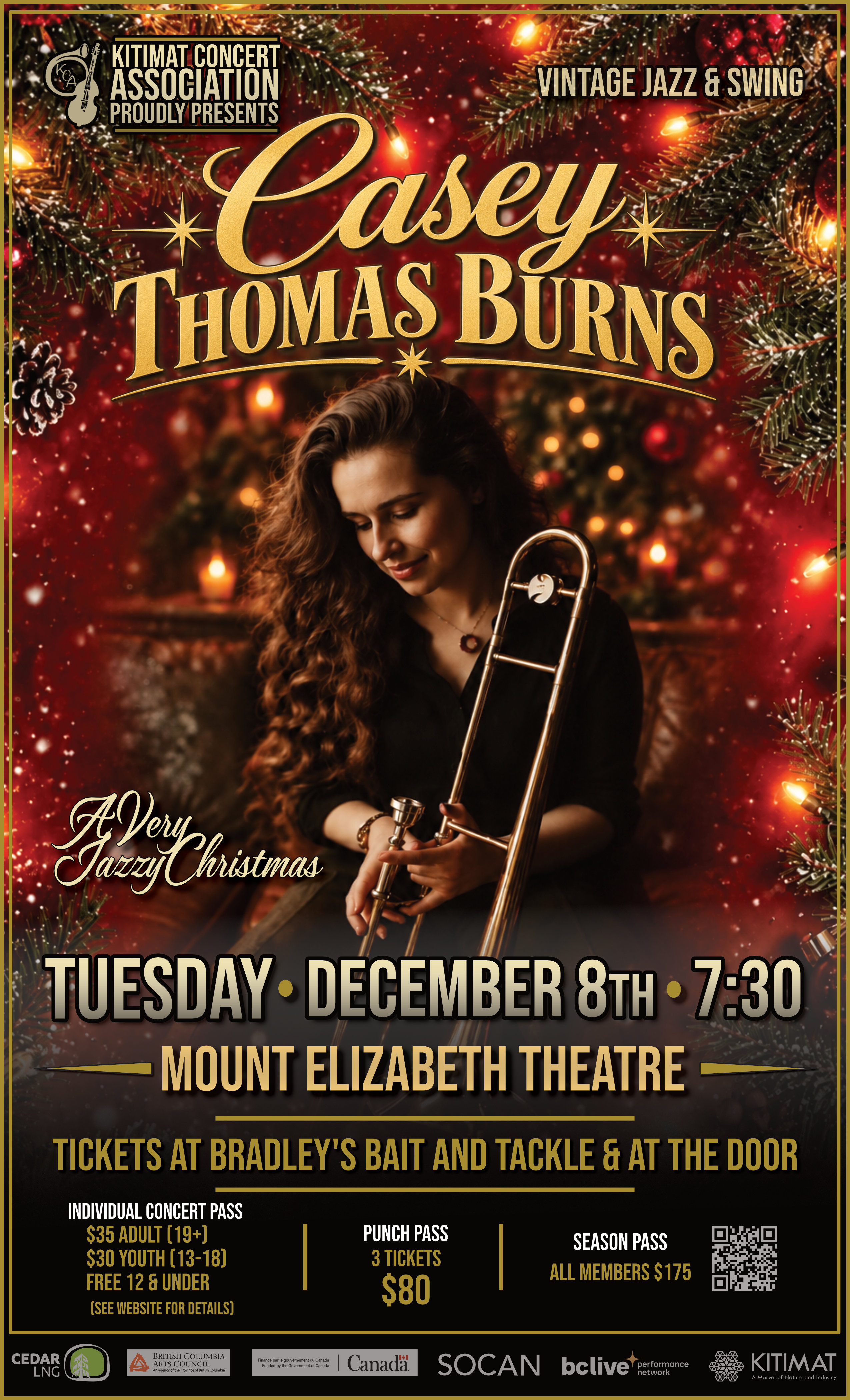 KCA Presents: Casey Thomas-Burns poster